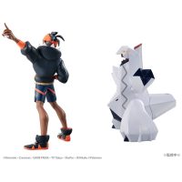 Officiële Pokemon G.E.M Series figure Raihan & Duraludon statue